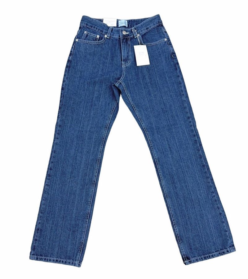 MASION SLIVE DENIM PANTS(ONE COLOR)
