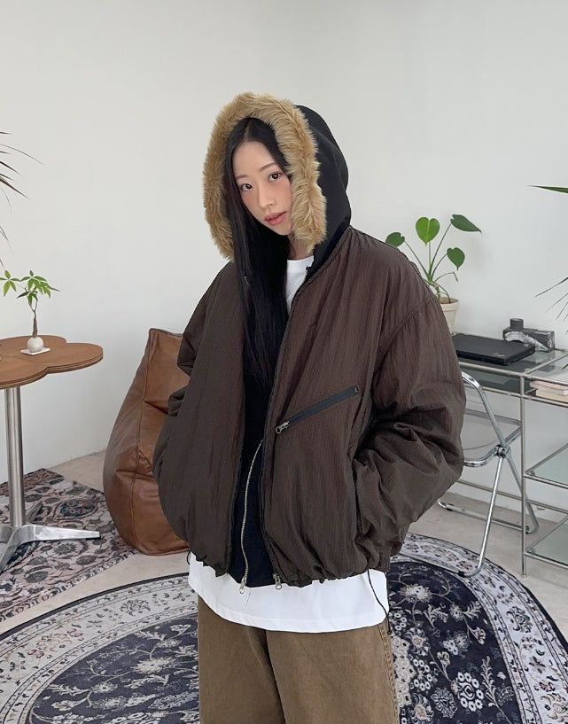 SATIIIZ（サティーズ）の「Dust wax coated padded jumper（Jackets/Outerwear）」