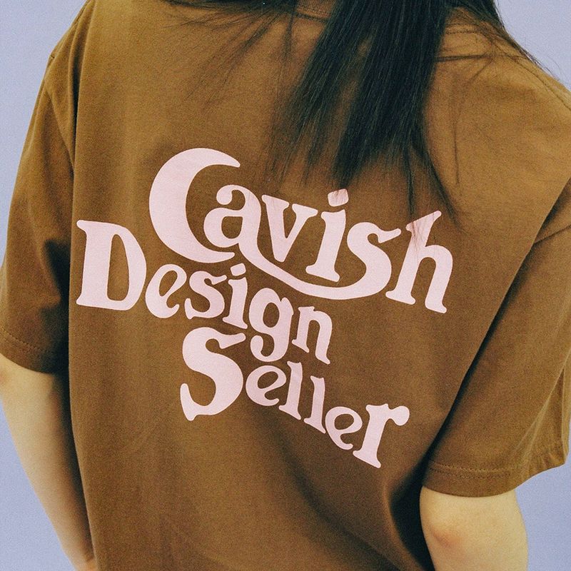 SELLER LOGO SS TEE BROWN(CV2BMMT500A)