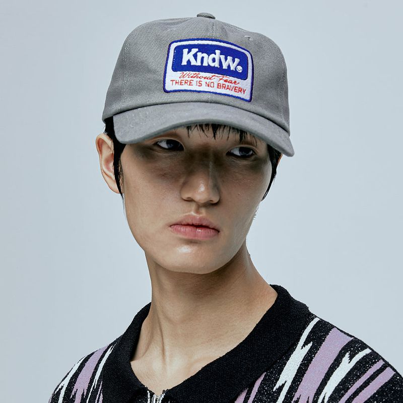 KND（ケイエンド）の「kndw vintage trucker cap charcoal（Hats）」