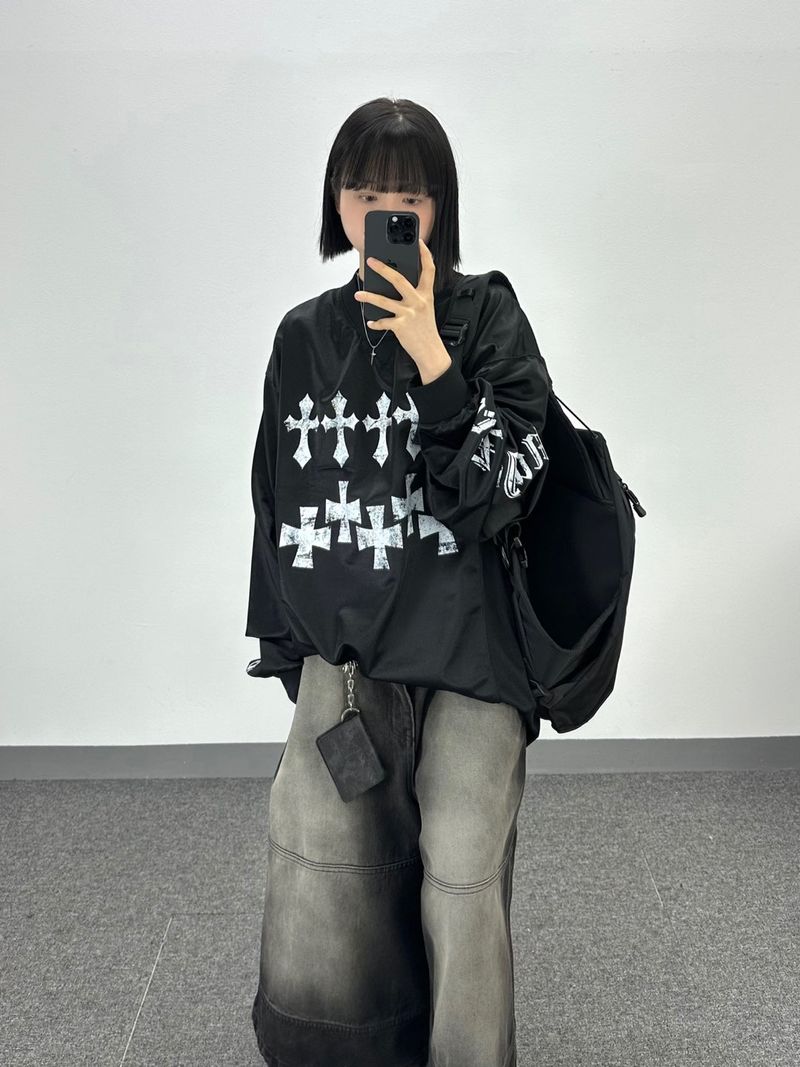 d cross jersey long-sleeve