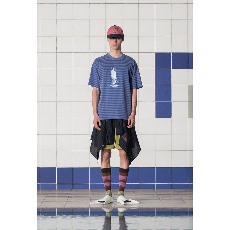 U LOGO TWO-TONE CAP / PINK