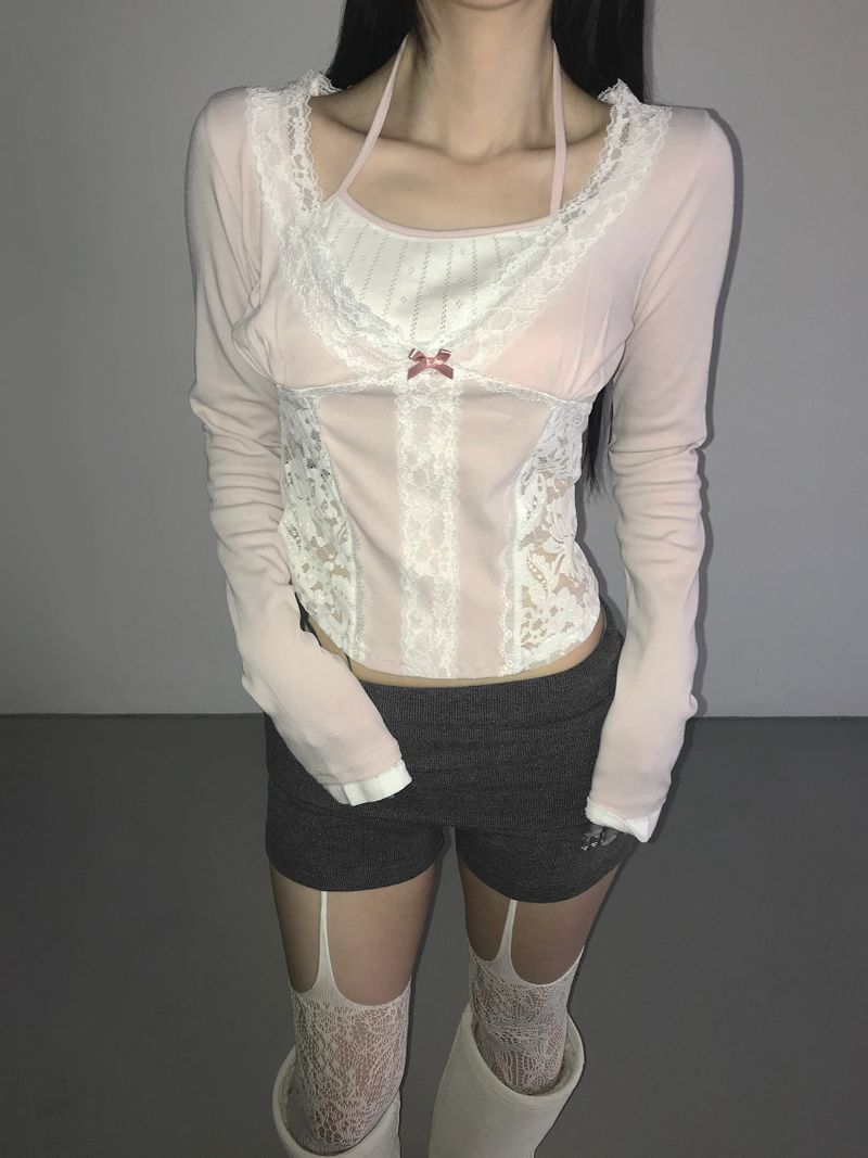 roomie lace top(4color)