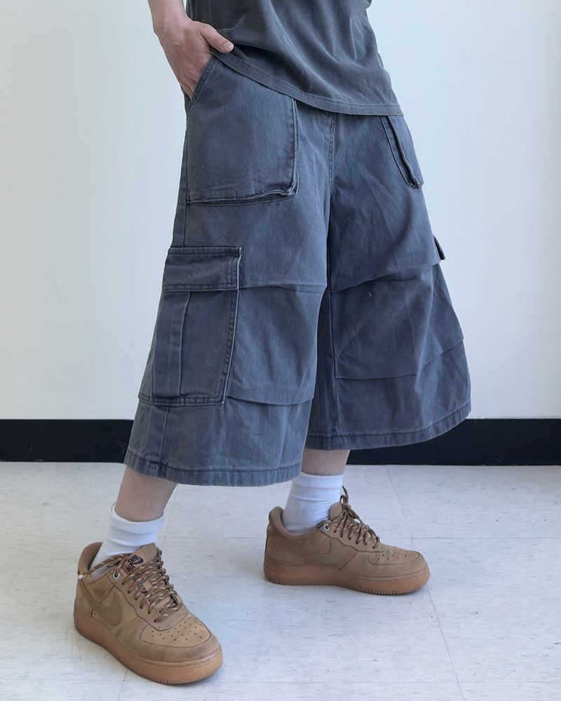 RUBINE 7‑PART CARGO BERMUDA PANTS