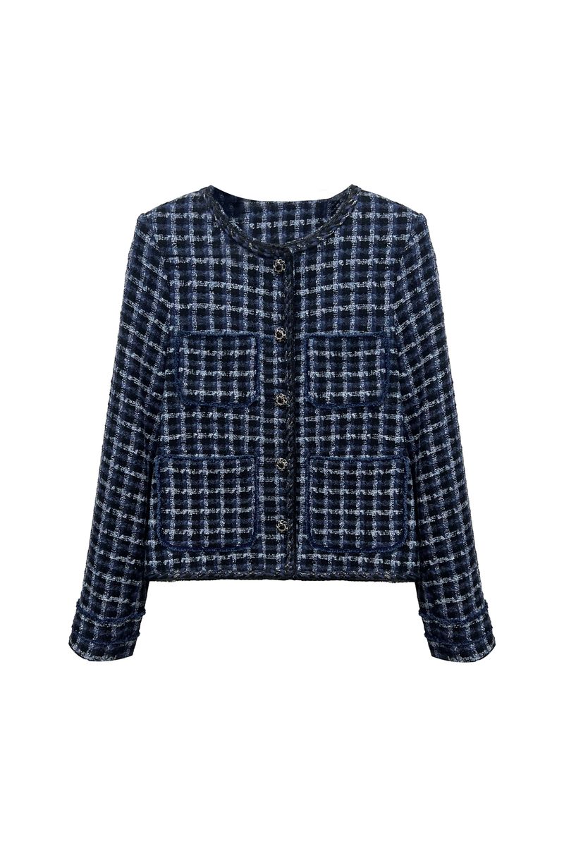 COMELY TWEED JACKET / BLACK