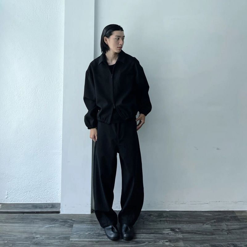 Panel Line Wide Trousers