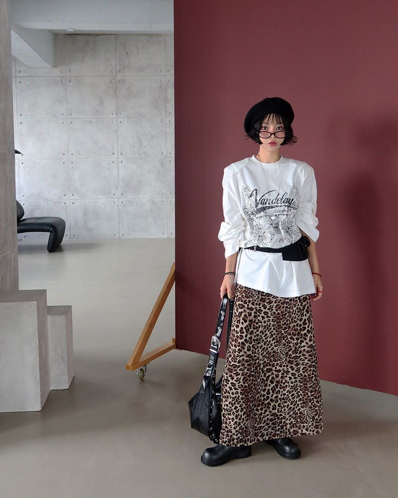Delight-J（ディライトジェイ）の「a lace bustier printed T-shirt（Tops）」
