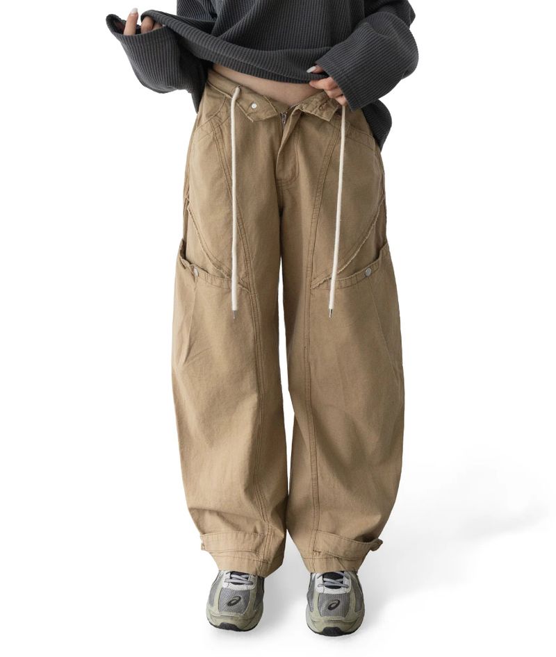 (unisex) Pallo Two-Way Curved Pants
