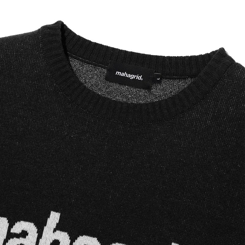 BASIC LOGO KNIT SWEATER