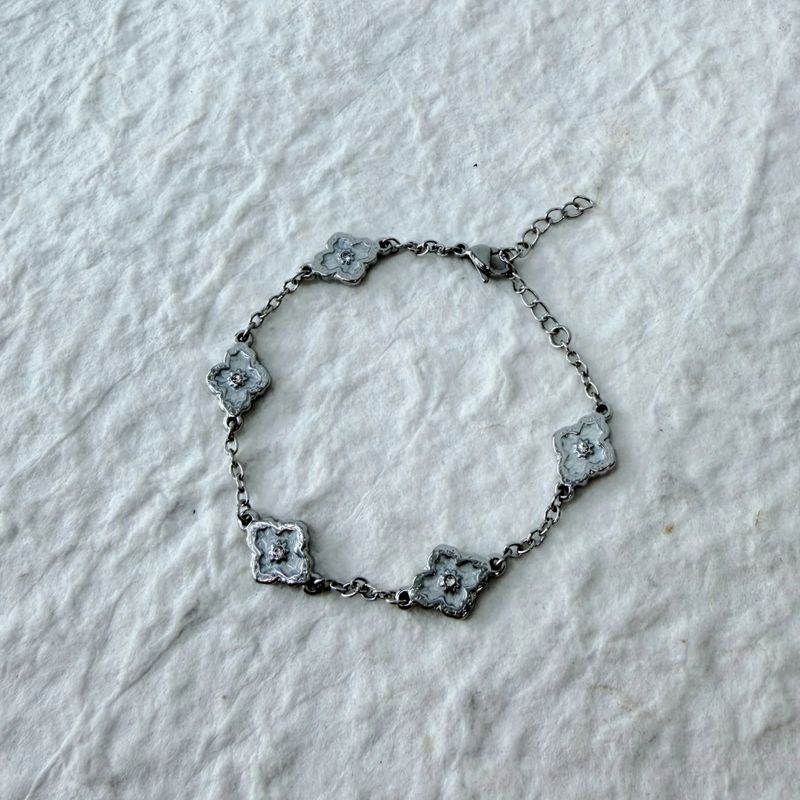 Silver Bloom Bracelet