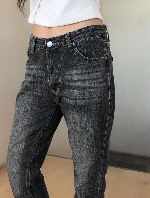 Synth Vintage Washing Bootcut Denim Pants