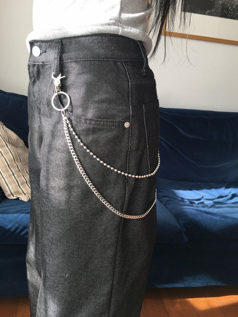Rib Non-Fade Straight Pants (2c)
