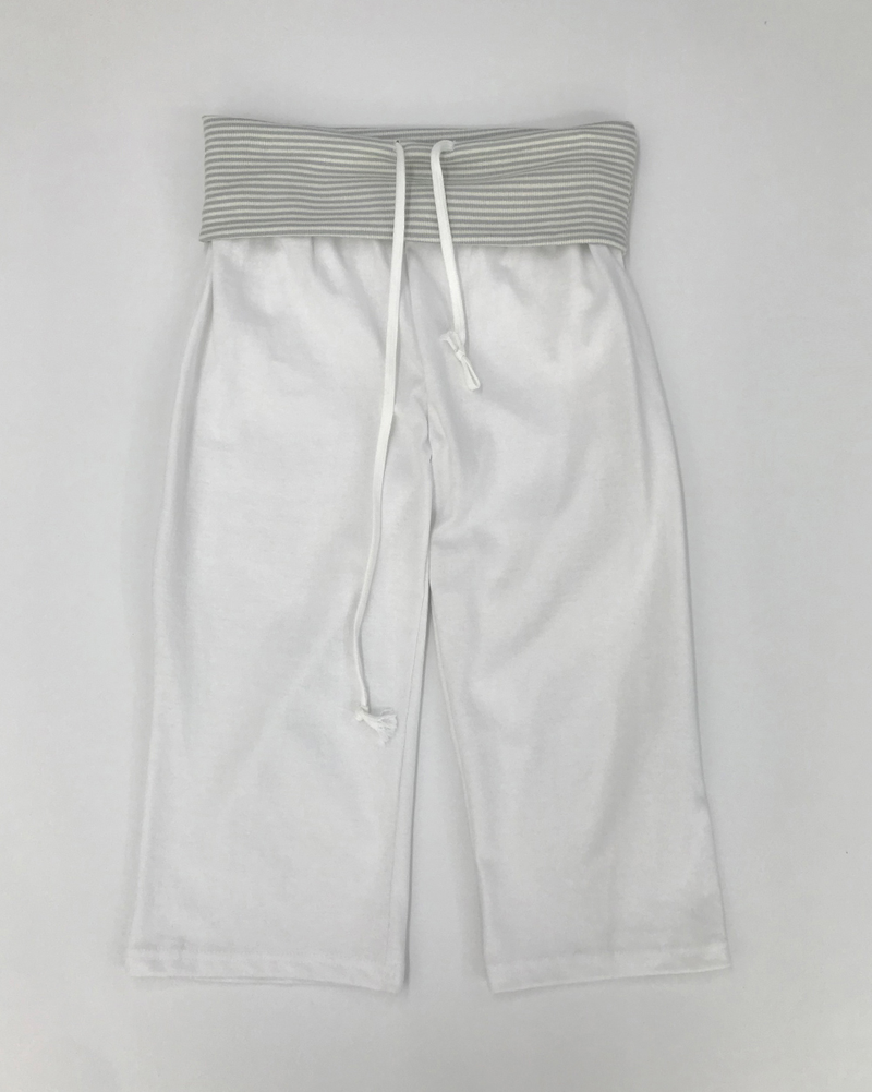 Over-banded Capri Pants (3color)