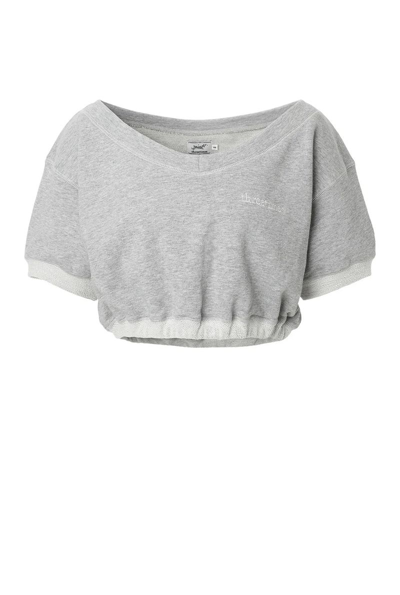 Gym sweat tee - gray