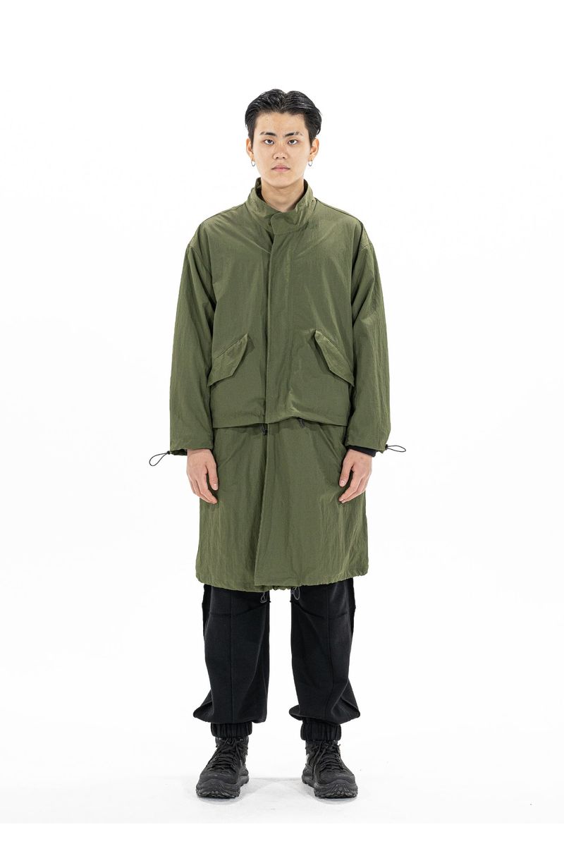 DETACHABLE NYLON COAT