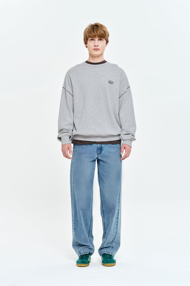 UNI HEAVYWEIGHT SWEATSHIRT [MELANGE GRAY]