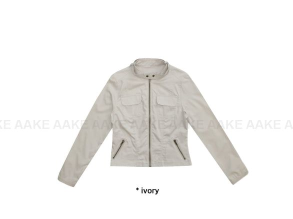 STRAP BIKER JACKET