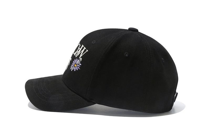 FLOWER LOGO BALL CAP_BLACK