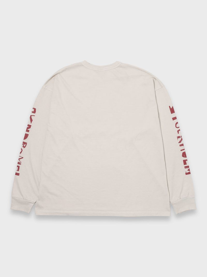 SORRY LS TEE PIGMENT DYED - IVORY