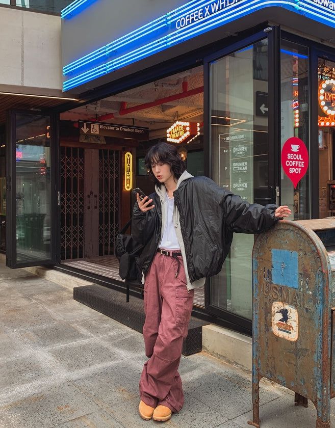Utility Washing Wide Cargo Pants