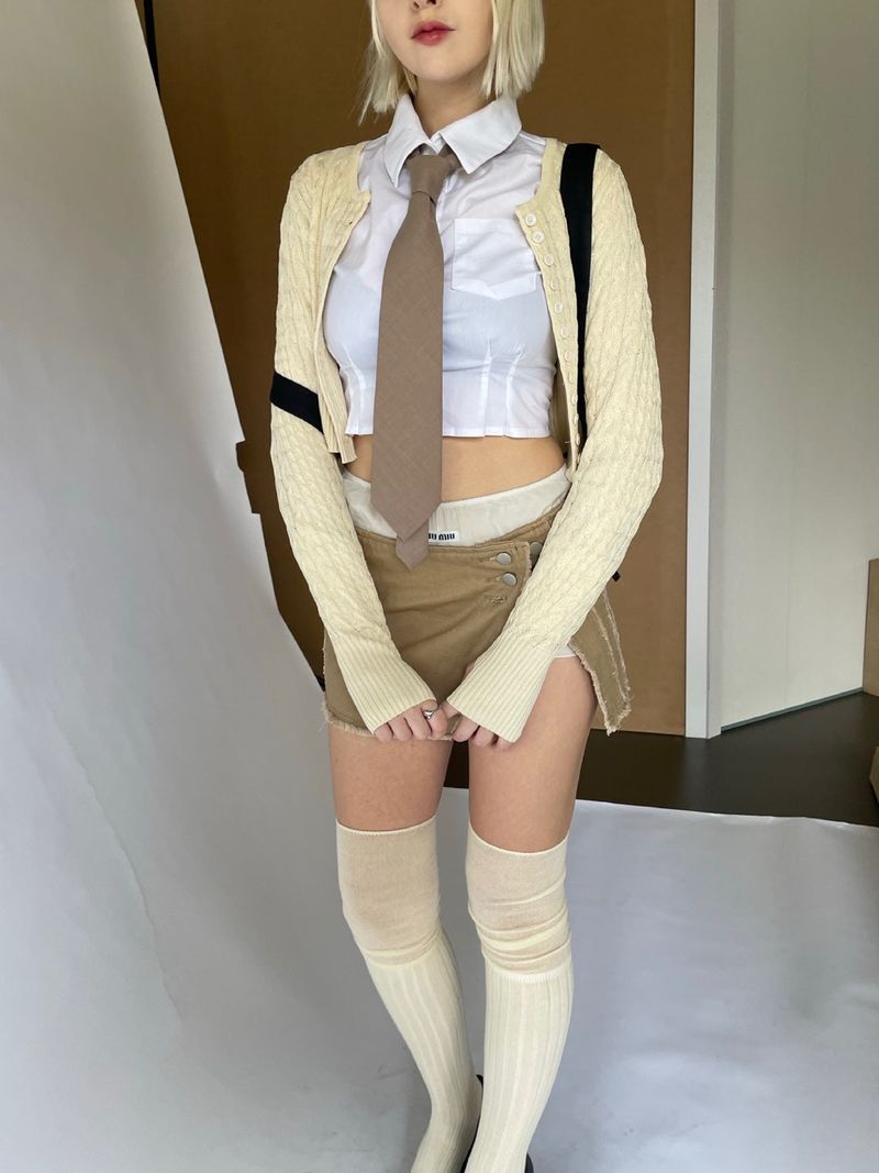 フロムスクールカーディガン