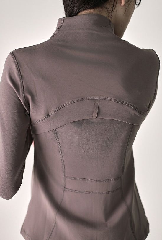 26SS★ [ EEUN MADE ] Layer velvet zip-up