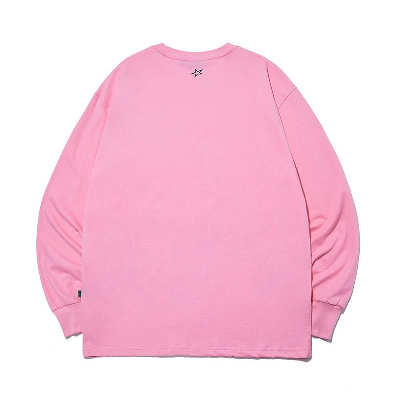 STAR LOGO L/S Tee_Pink