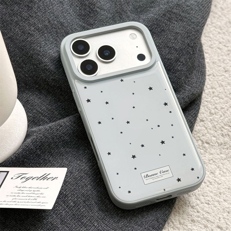 Summer Blue Star Drop Coating DIY Theme iPhone Case