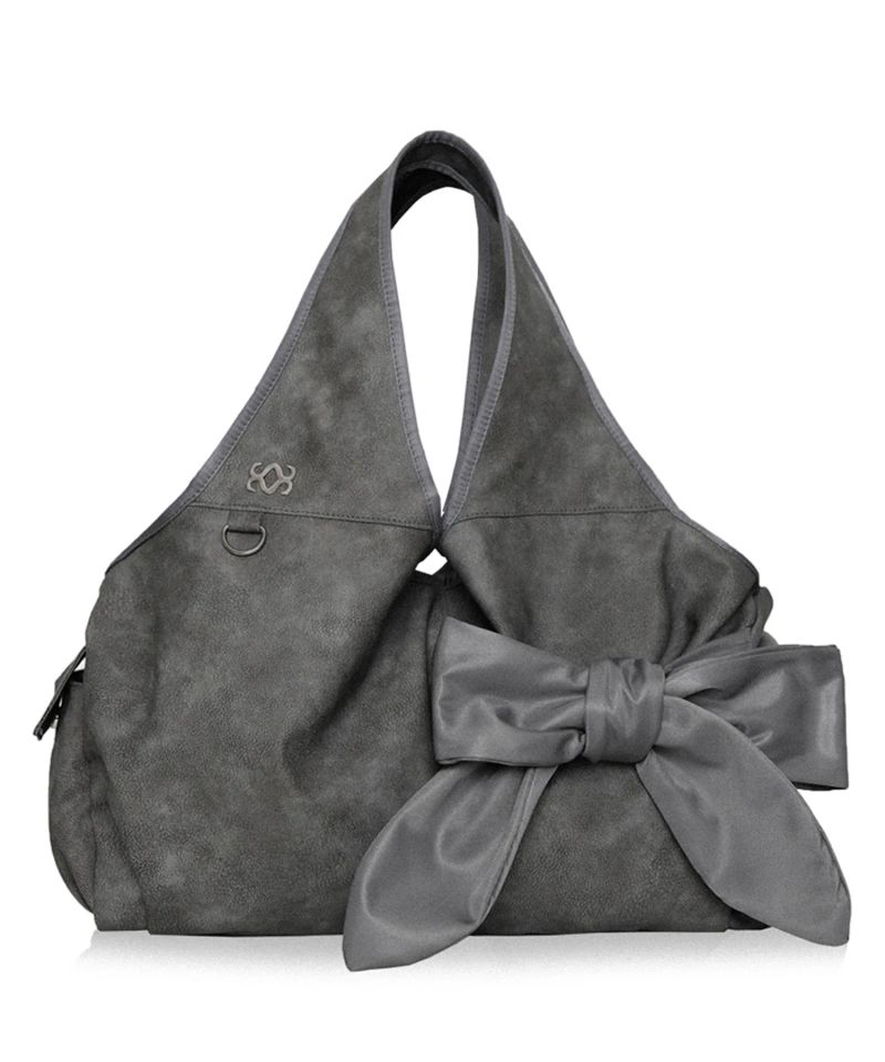 SIWL107（シウォル107）の「Bow Shoulder Bag (Nubuck Grey)（Bags）」