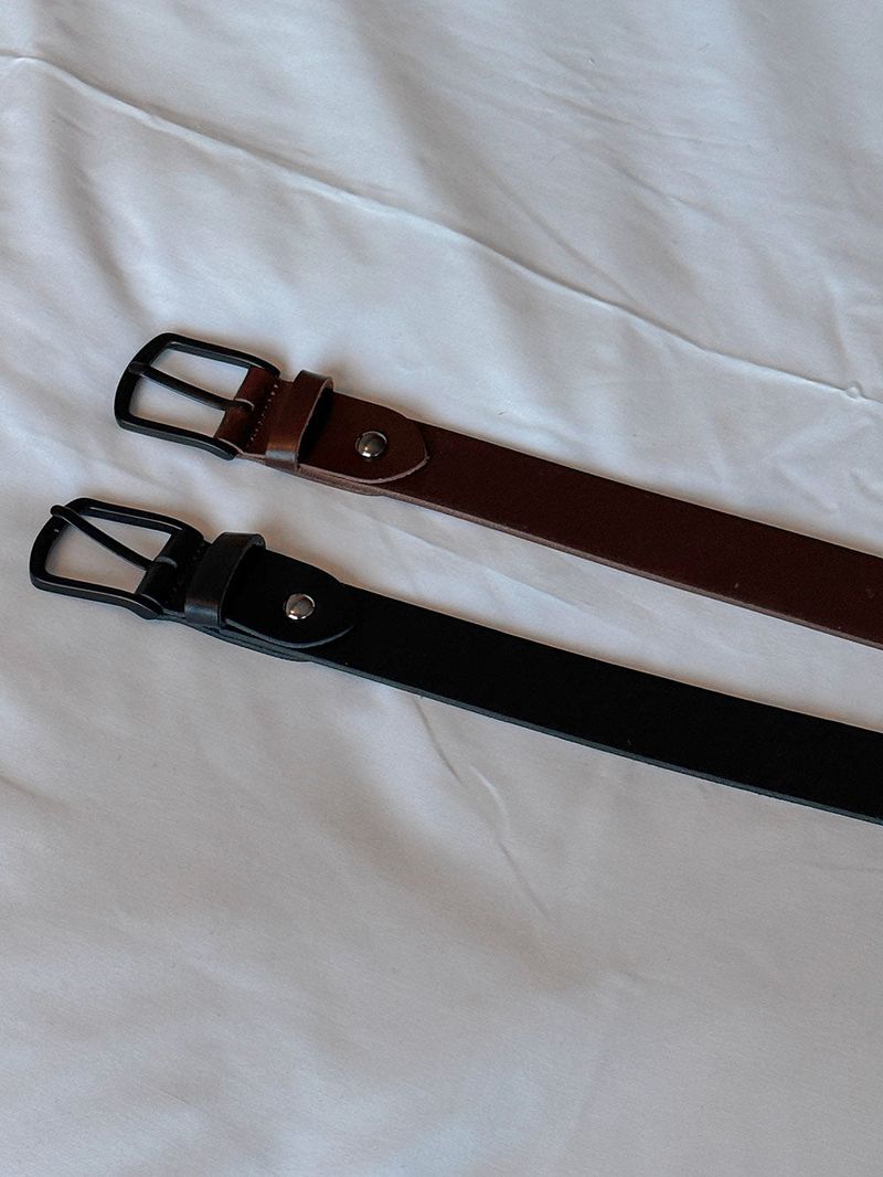 ASCLO 30 Mono Black Buckle Belt (2color)