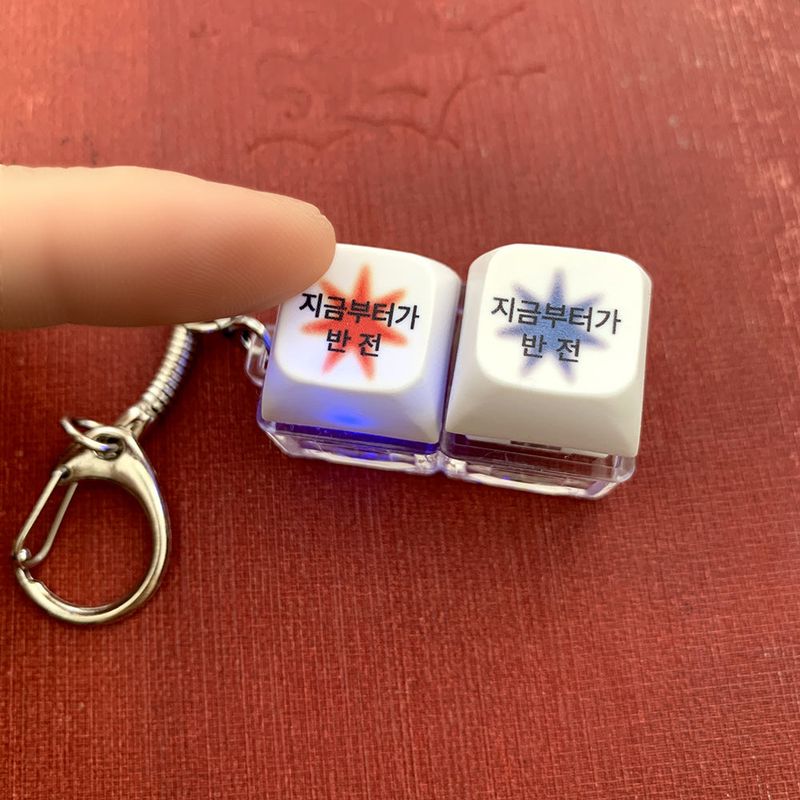 [withsome made] Plot Twist Starts Now LED Keycap Keyring (2 Keys)