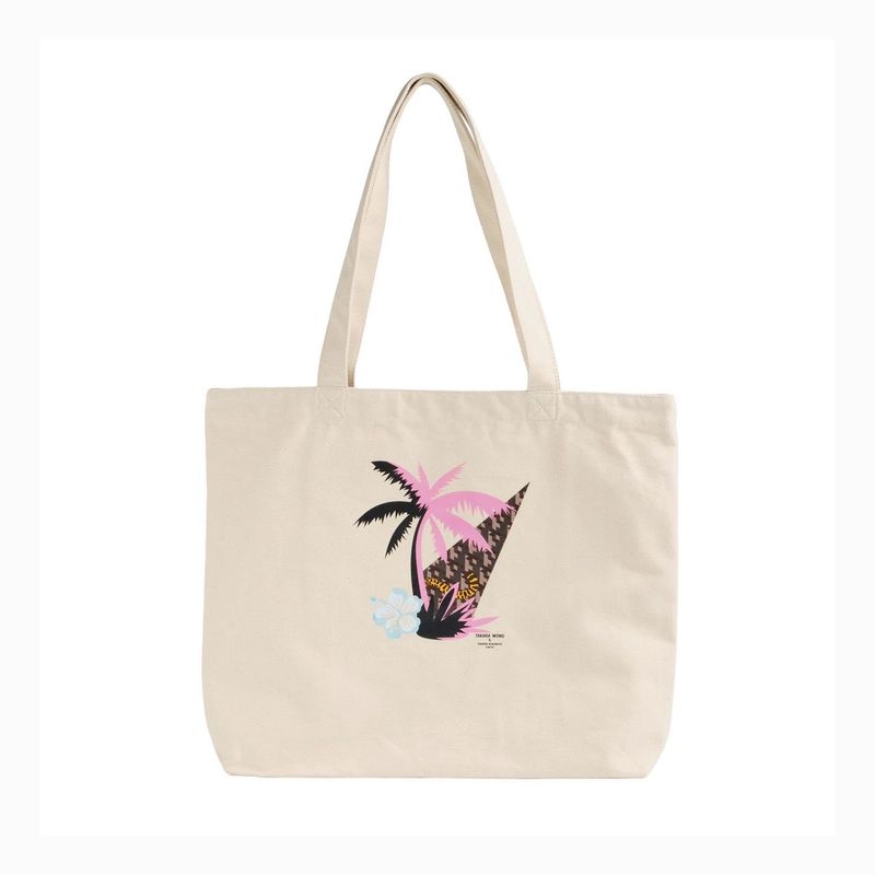 TAKARA WONG（タカラウォン）の「WHITE PRINTED TOTE BAG（Bags）」