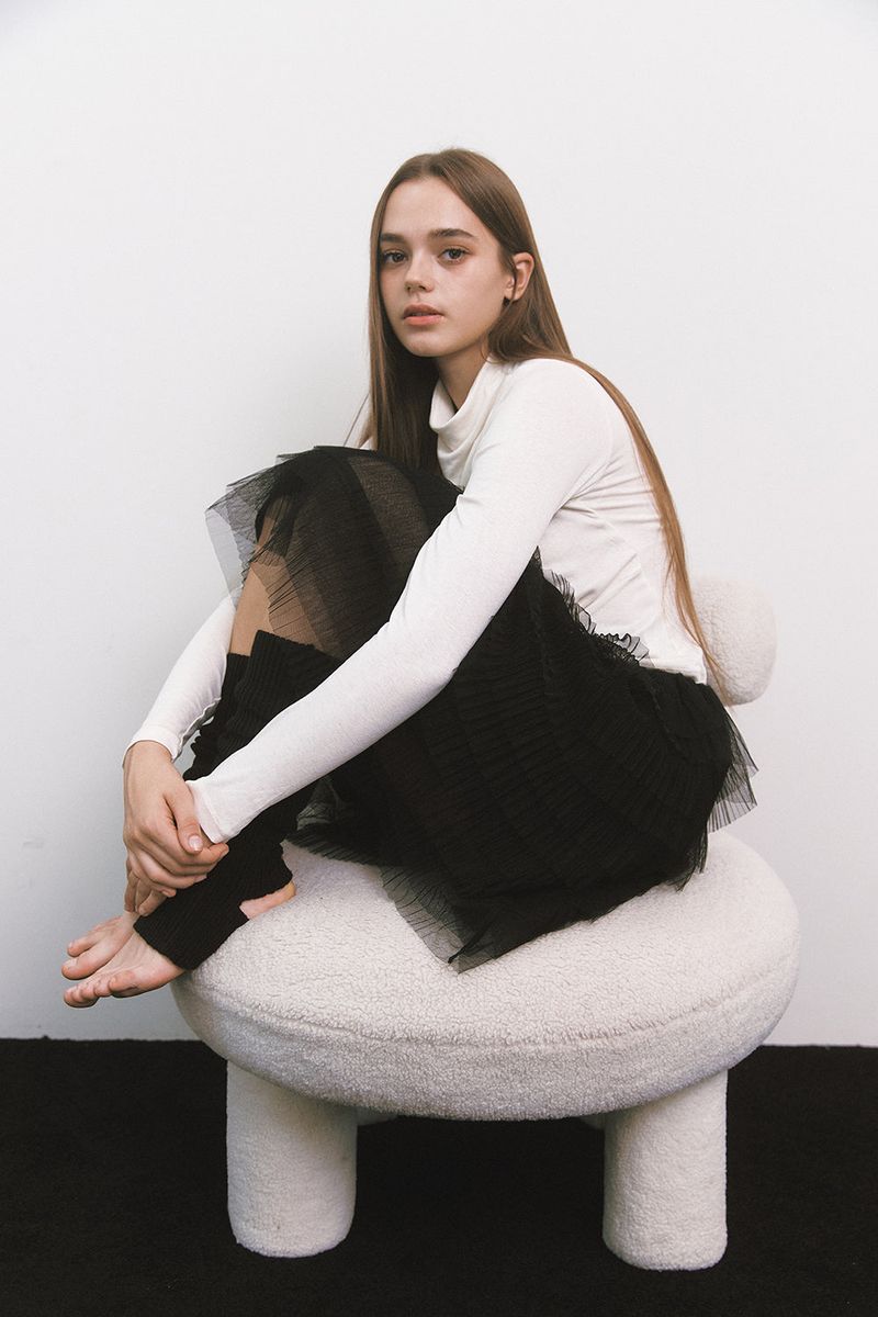 [Limited] Sha Skirt Black