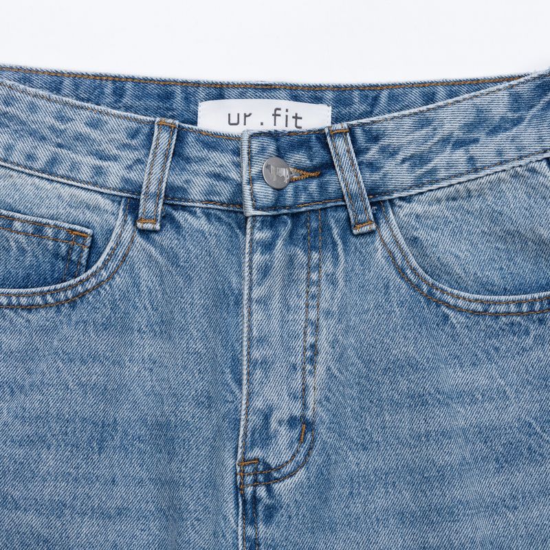 DEMAGE SEMI WIDE FIT DENIM PANTS code 18102