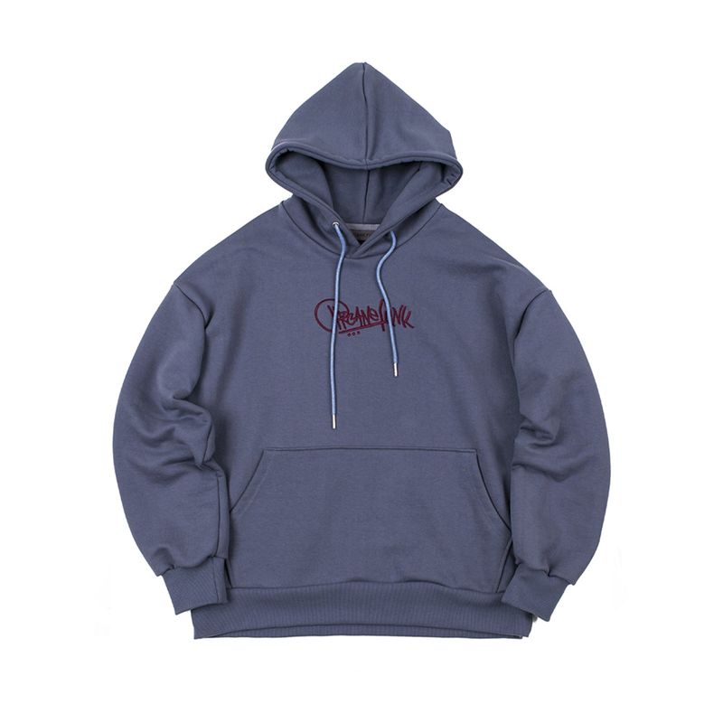 ARCANE FUNK（アーケインファンク）の「EMB LOGO HOODIE dark blue（Tops）」