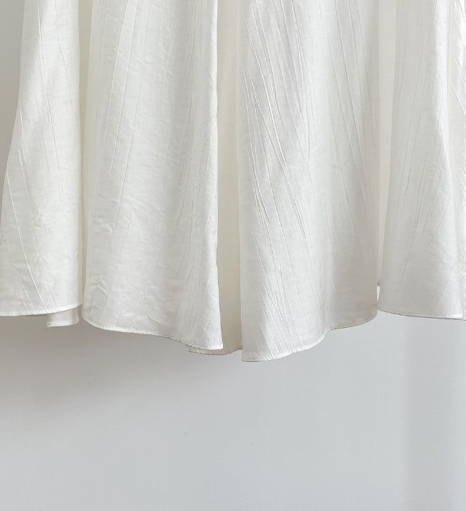 Reshu Wrinkle Flare Long Skirt