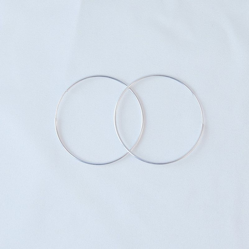 simple circular earring