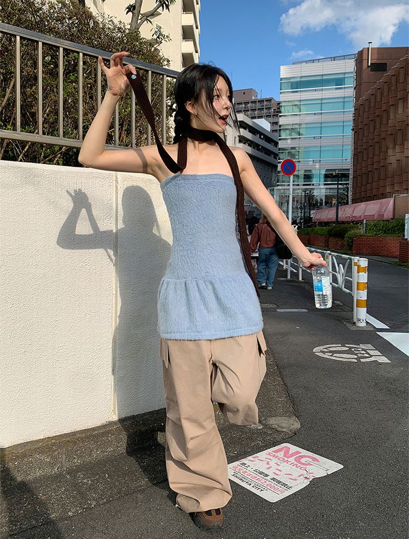 SLIM KNIT MUFFLER (7C)