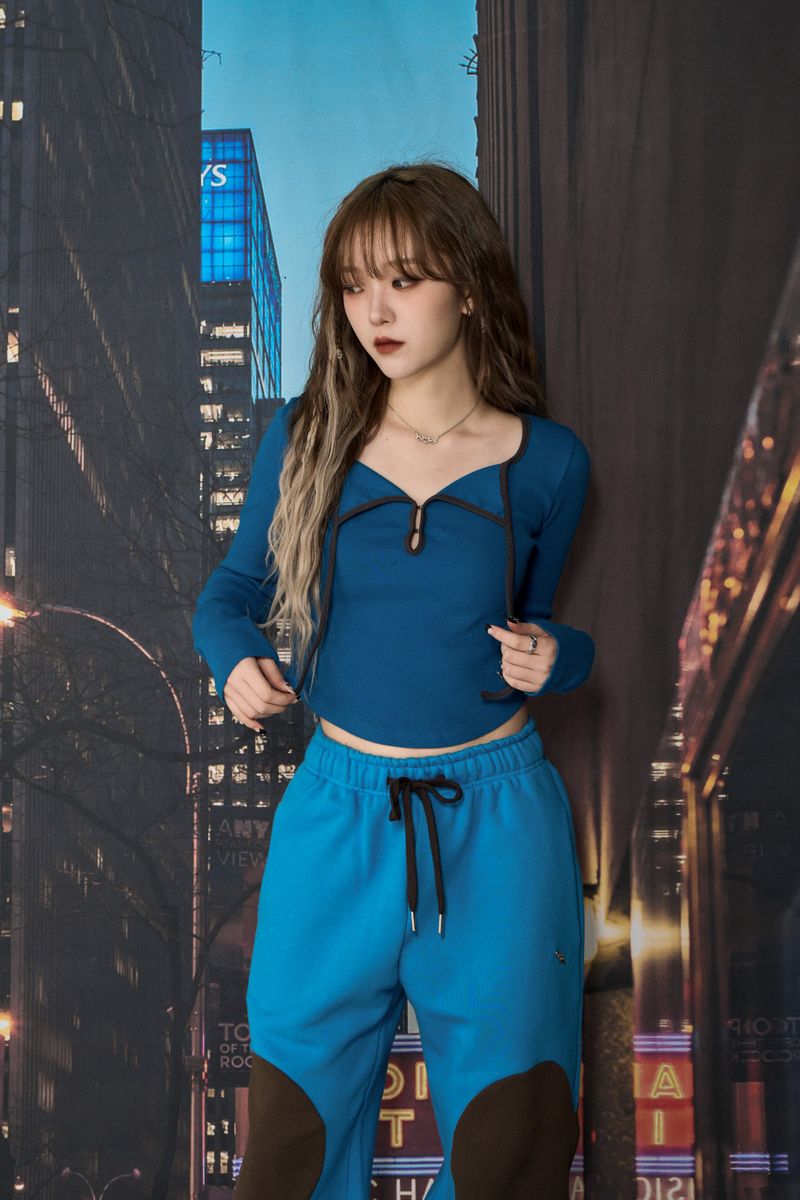 STRING HOOK TOP (BLUE)