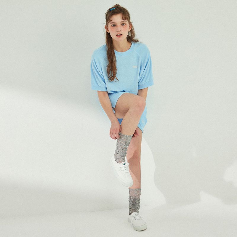 TERRY RAGLAN T-SHIRT_BLUE