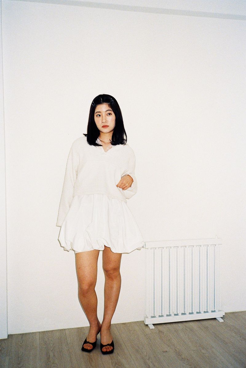 TISHA SAILOR TWEED BLOUSE _WHITE