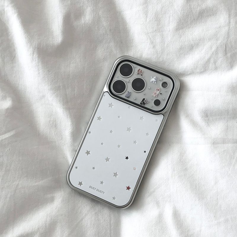 star mirror silver bumper case