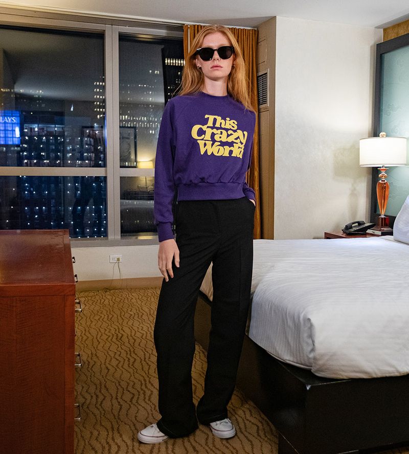 TCW crop sweatshirt