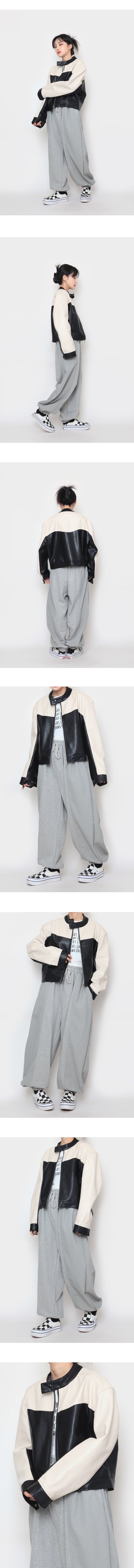 Racing Crop Leather Jacket