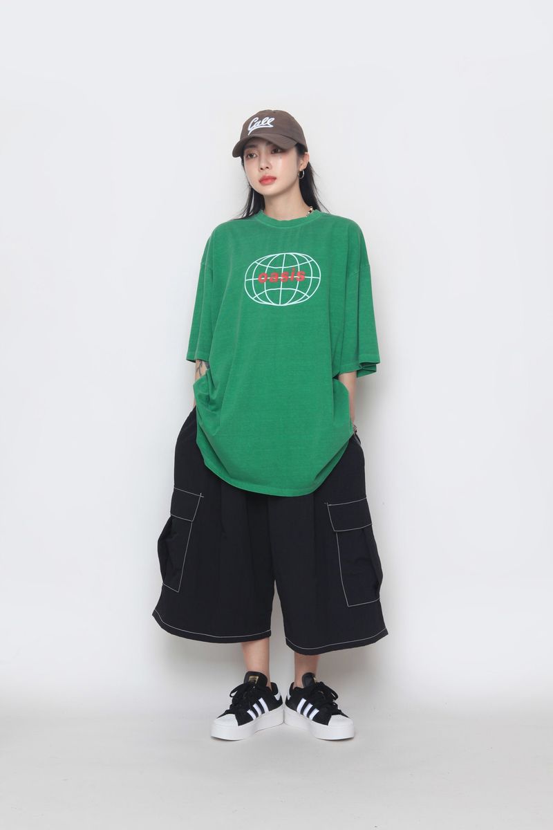Stitch Bermuda Cargo Pants