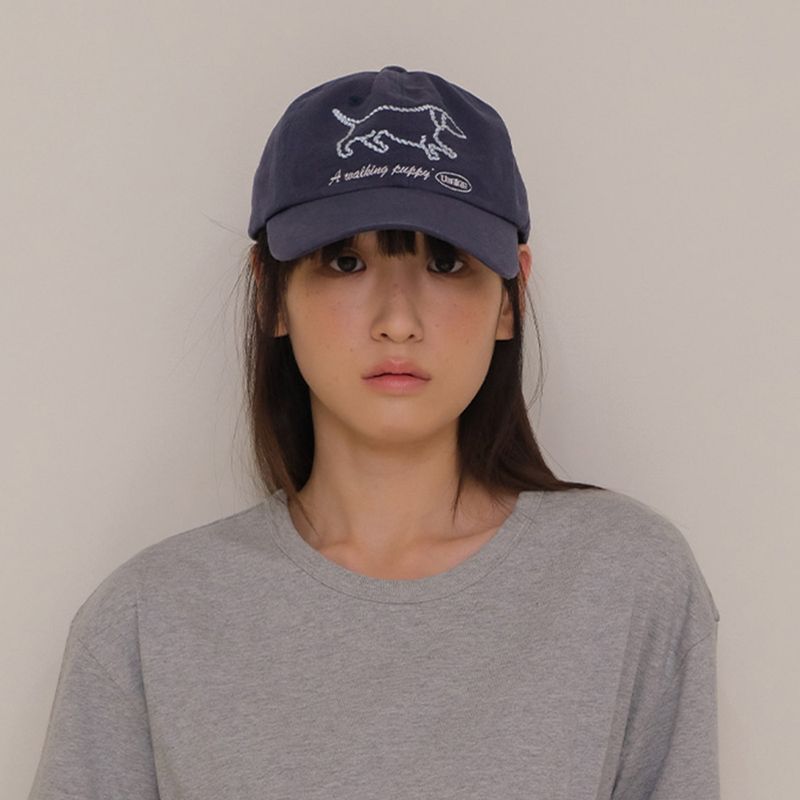 UBEIGE(ユーベイジ)の「Navy Washing Puppy Cap(Hats)」