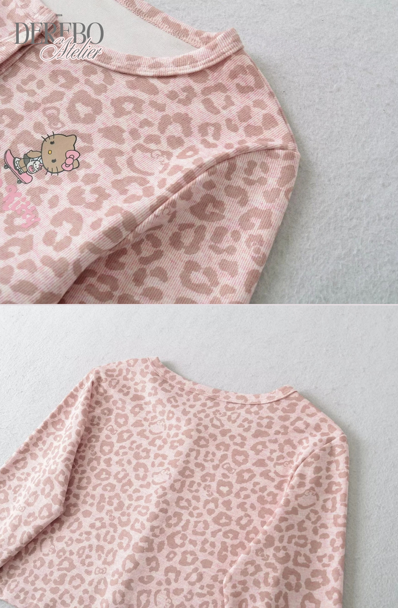 Mob Leopard Three-Piece Trading Set-up (SLEEVELESS TOP)