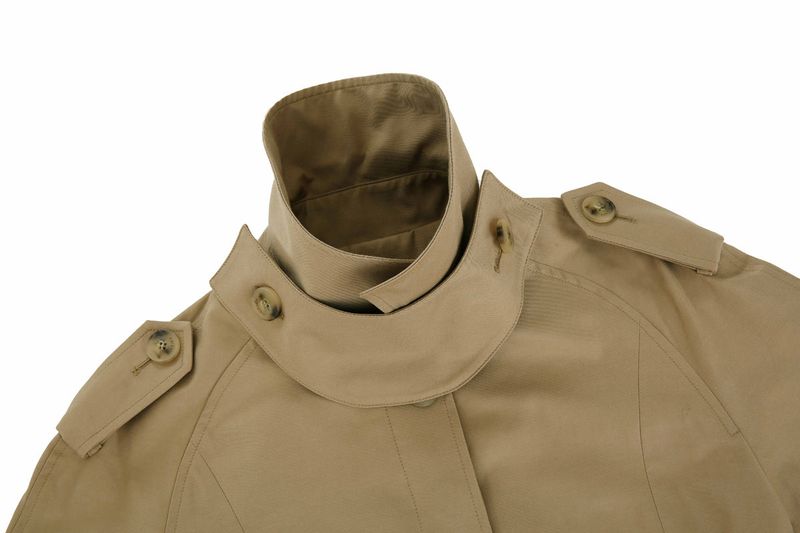 Throat Latch Trench Coat _ Beige