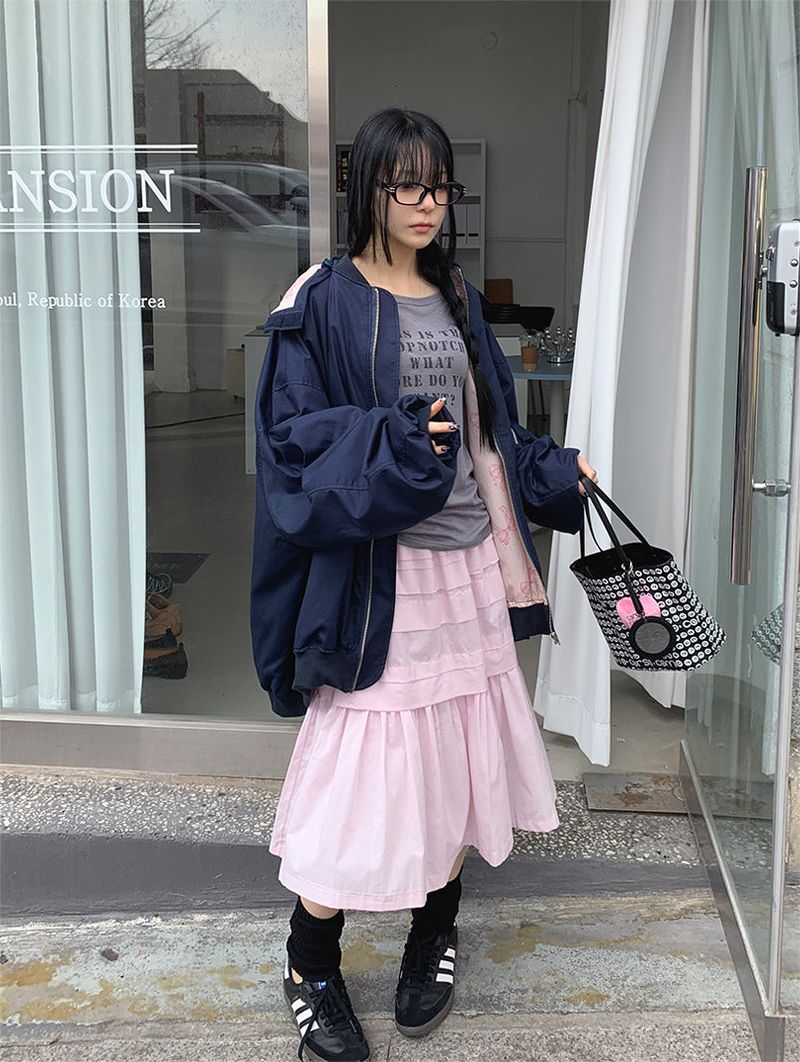 MILKY FRILL SKIRT (3C)