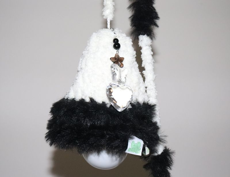 fluffy black cozy light